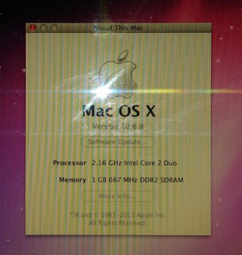 Apple MacBook A1181 13" 2,1 Laptop for parts/repair read 10.6.8 2.16gHZ 1gB RAM - Picture 3 of 7