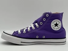 New Converse All Star MEN SZ 12 SHOES for WOMAN SZ 14 High Top - Electric Purple