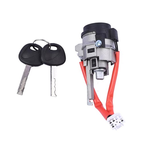 Interruptor de cilindro de bloqueo de encendido con 2 llaves 81910-F0000 compatible con Hyundai El... - Imagen 4 de 4