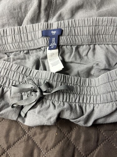 Gap Women's Gray Linen Blend Mini Skirt Size Medium - Picture 4 of 9