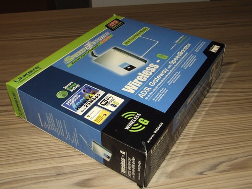 Linksys Wireless ADSL Gateway With Speedbooster Modem WAG54GS-UK Boxed Tested - Picture 19 of 24