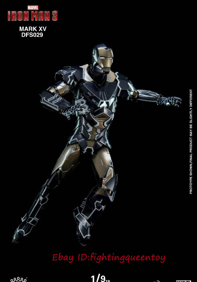 King Arts KA DFS029 1/9 Scale Iron man 3 MK15 Alloy Diecast