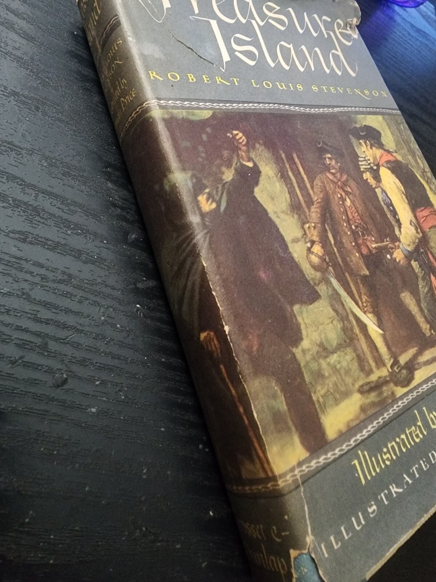 Treasure Island by Robert Louis Stevenson 1947 Illustrated Junior
