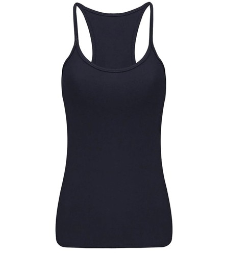 Kids Girls Cotton Rich Vest Top Stretchy Dance Wear For Children 5 - 13 Years - Picture 2 of 7