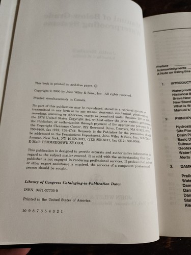 The Manual Of Below Grade Waterproofing Systems By Justin Henshell 2000 - Picture 5 of 18