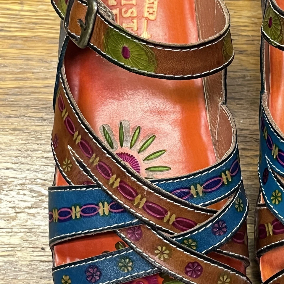 L’ Artiste Spring Step Faux Strapped Sandals Women Livingstone 38(Size 6) Style - Image 3 of 4