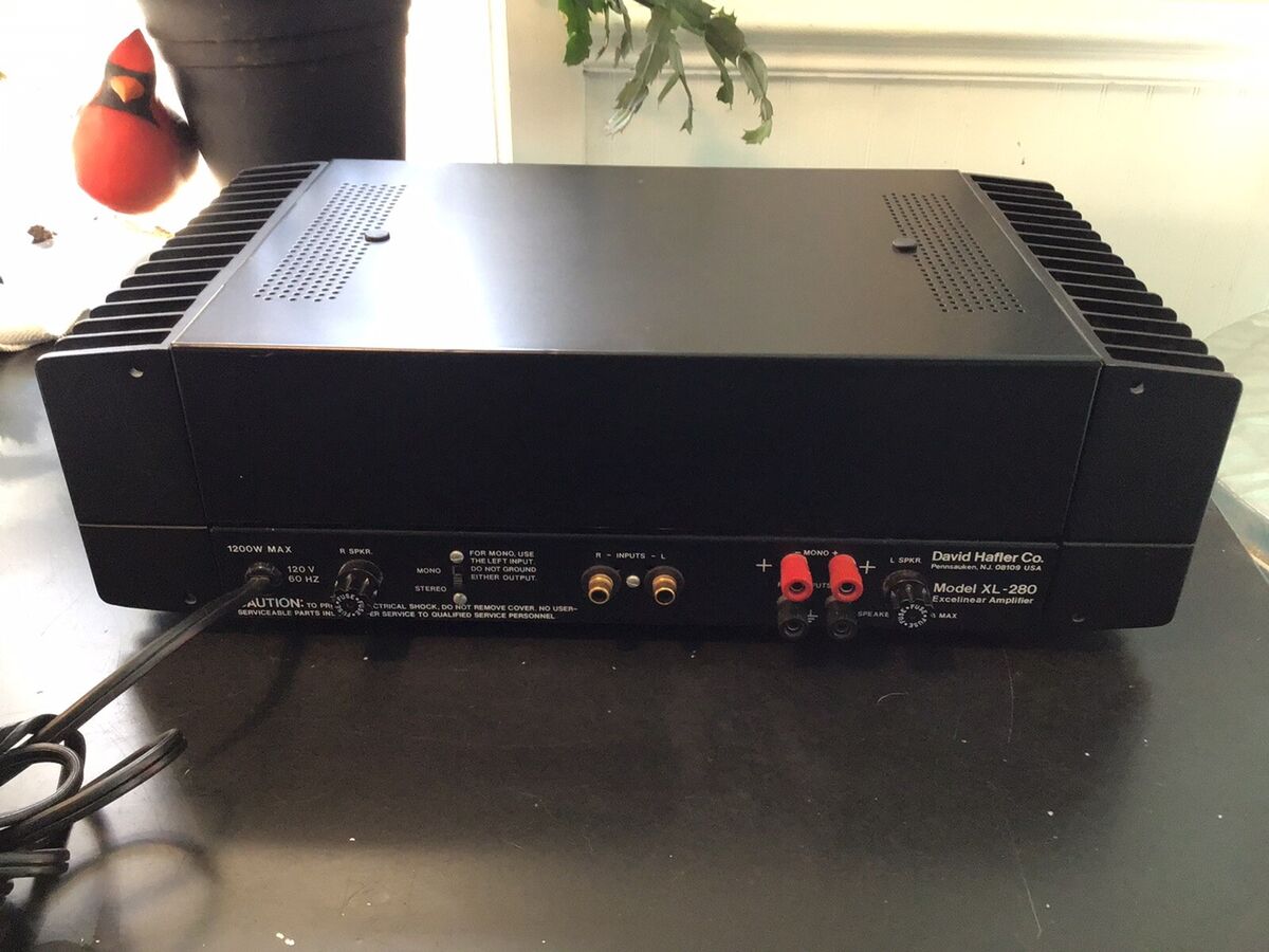 Hafler XL-280 Power Amplifier 1200w Max 8Ohms | eBay Hafler XL-280 Power Amplifier 1200w Max 8Ohms | eBay