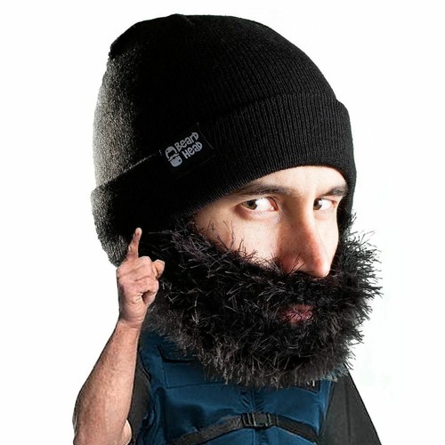 Beard Head Bushy Biker Bearded Face Mask & Hat (2 Colors) - Picture 2 of 9