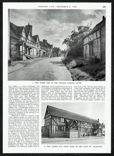 Chaddesley Corbett History / Architecture 1946 4 Page Photo Article G679 - Picture 3 of 6