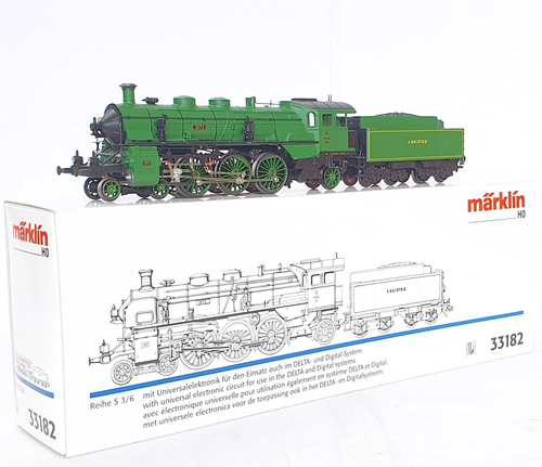 Marklin AC HO 1:87 K.BaySts.B. S 3/6 "INSIDER TOUR" STEAM LOCOMOTIVE + COACH Set - Picture 8 of 20