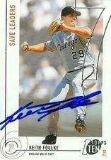Keith Foulke autographed baseball card (Chicago White Sox) 2002 Topps Ten #167