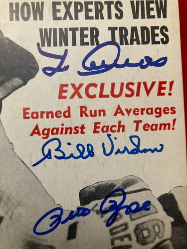 RARE! 1965 BASEBALL DIGEST Signed x3 PETE ROSE LEO CARDENAS BILL VIRDON JSA COA - Picture 3 of 12