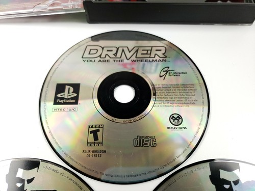 Driver & Driver 2 PS1 Playstation Greatest Hits Addition Tested Working Great - Picture 4 of 8