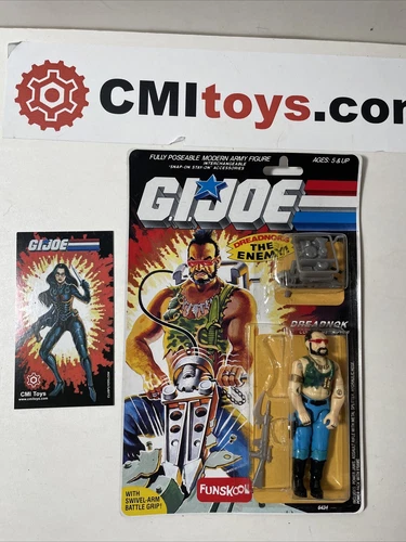 GI Joe Rare Funskool India Foreign Cobra Dreadnok RIPPER figure carded