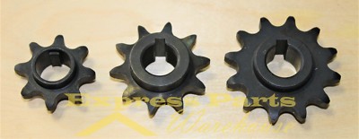 Set Of 3 40 41 420 Sprocket Gear For Go Kart Torque Converter 8t 10t 12t Tav2 Ebay