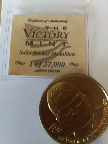 Dale Earnhardt Jr #8 Bronze TokinCoin w/COA Victory Mint Limited Edition 1998-99 - Picture 3 of 3