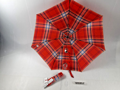 Ombrello Mini Donna/Unisex - Automatico - 7 stecche - Rosso - 1560 - Rainbow - Foto 12 di 14