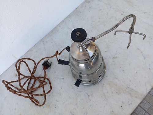 Vintage Museum 1930 Art Deco Vacuum Coffee Maker Jata Eibar Rarity 4 Cup 125 V - Picture 4 of 22