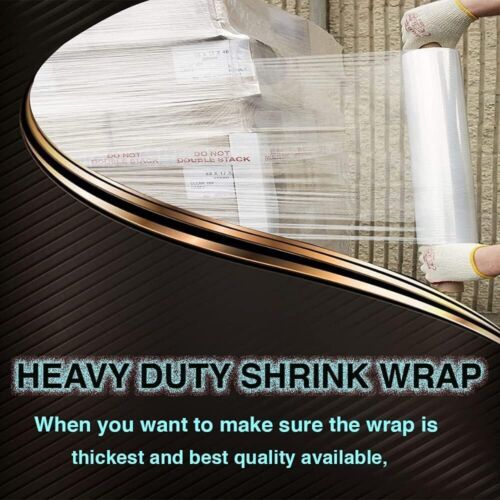 Industrial Quality Plastic Film Thick Wrap - 20'' x 1000' for Shipping & Storage - Picture 7 of 10