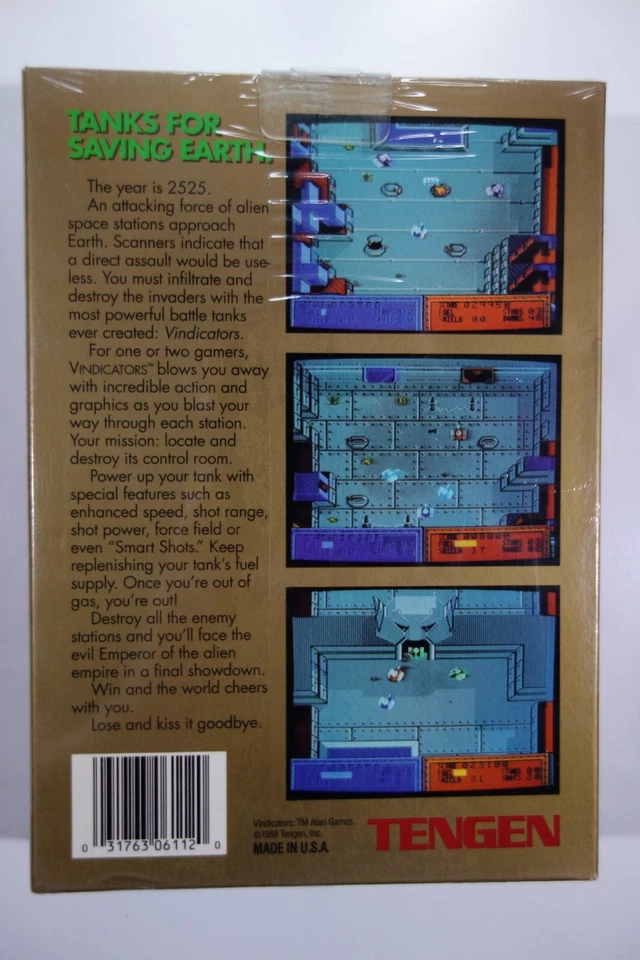Vindicators (Nintendo NES) - Factory Sealed - Image 2 of 4