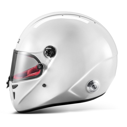 Casco de carreras Sparco STEALTH RF 2025 diseño de cara completa carrera rally FIA SNELL especificaciones - Imagen 63 de 72