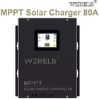 80A MPPT Solar Charge Controller 12/24/36/48V Battery Charger Off Grid Generator