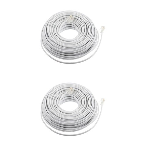 2 Pieces Telefon Festnetz Schnur Telefonkabel Telefon Zubehör - Zdjęcie 7 z 12