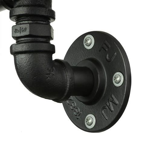 Industrial Steampunk Pipe Wall Sconces Multi Head Wall Lighting Fixture  - Picture 5 of 13