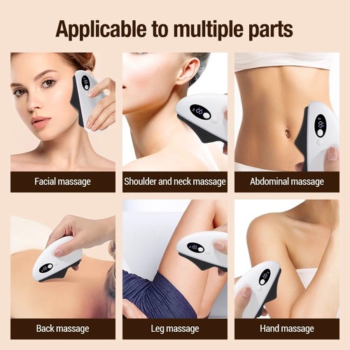 Gua Sha Massage facial tools Face Sculpting Face Lift Device Heating & Vibration - Picture 7 of 21