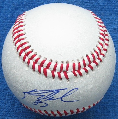 BRANDON MOSS OAKLAND A's SIGNED RAWLINGS OFFICIAL LEAGUE BASEBALL  - Picture 10 of 12