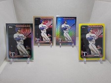 2024 Topps Series 1 Jonah Heim Four Card Rainbow Set #235 Rangers