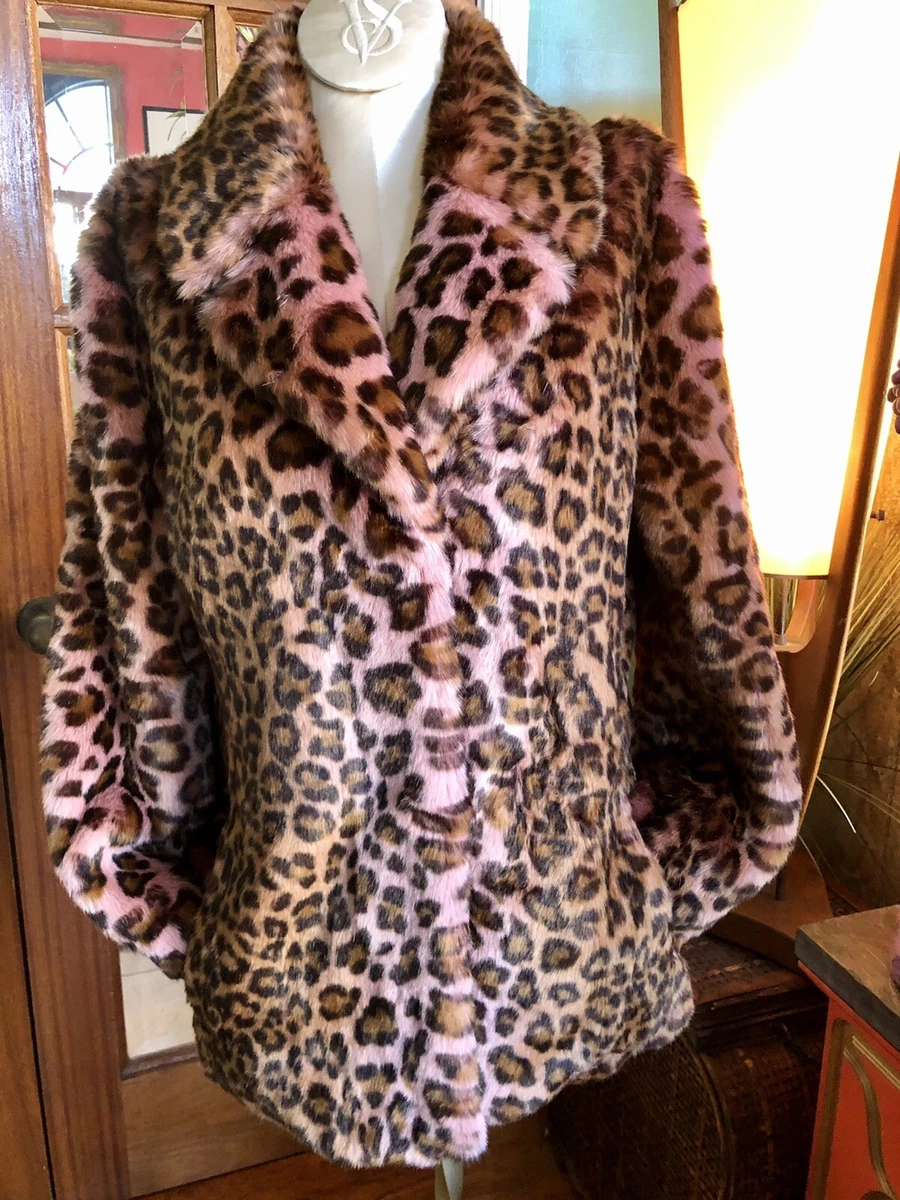 Fur Blush Jacket Medium $349 eBay