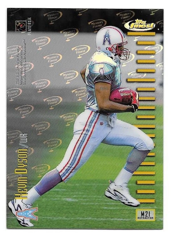 1998 Topps Finest Football Mystery 2 Refractors #M21 Terrell Davis Kevin Dyson - Image 2 of 2