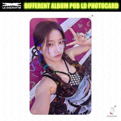 LE SSERAFIM DIFFERENT ALBUM POB LUCKY DRAW OFFICIAL PHOTOCARD - Picture 64 of 101