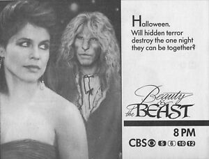 1987 Cbs Tv Ad Beauty The Beast Halloween Ebay