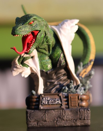 THE LIZARD BUST Marvel - Art Asylum's Rogues Gallery + Box - Carefully Shipped  - Picture 3 of 13