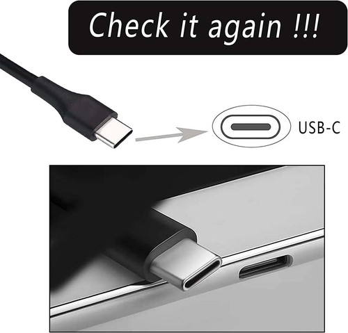 65W USB-C Laptop Charger Power AC Adapter For Acer Chromebook HP Lenovo Google - Picture 14 of 17