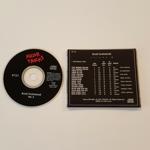 Killer Tracks Production Music Stock Music Library, Single CD ( Your Choice ) - Picture 63 of 310