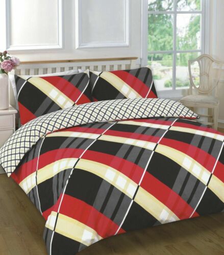 Printed Duvet Quilt Cover With Pillowcase Single Double King Floral Bedding Set - Picture 35 of 46