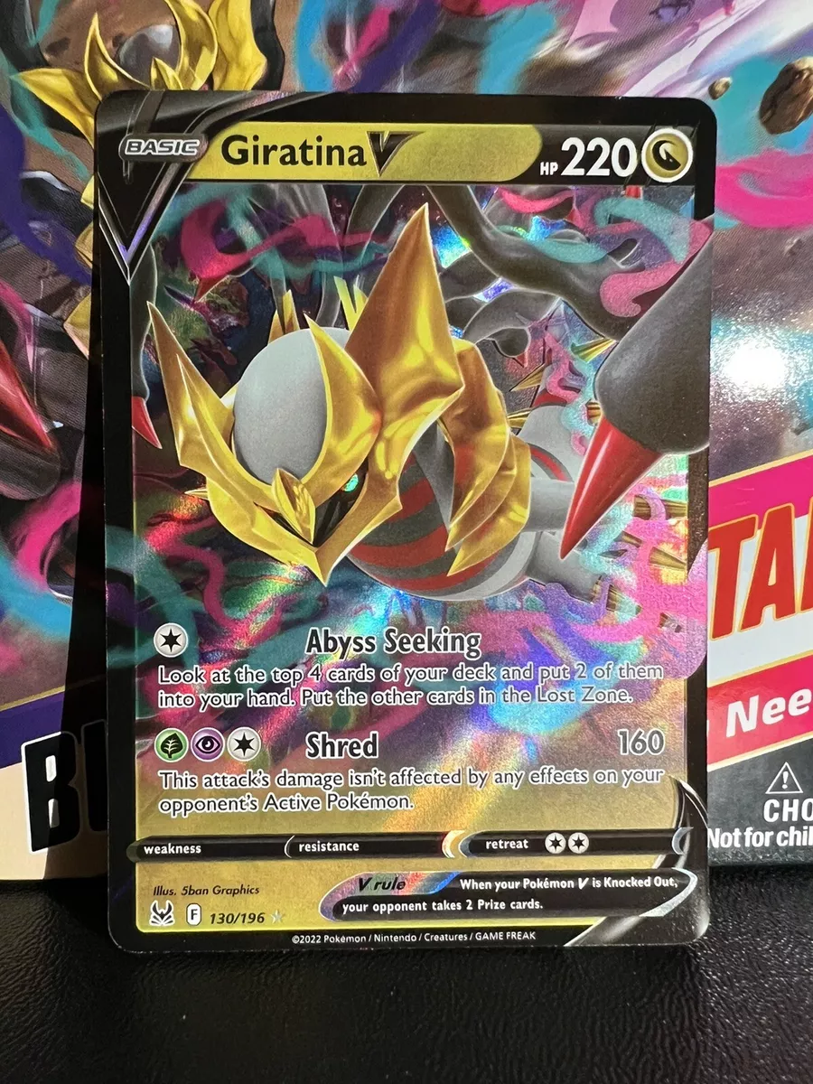  Giratina V - 130/196 - Ultra Rare - Lost Origin - NM/M