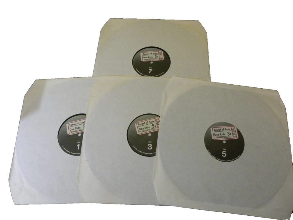 Bruce Springsteen Love Me Tender 4 LP Set Rare Danish PROMO Tunnel of Love Tour - Image 4 of 4