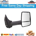 New Power Heated LED Signal Smooth Black Passenger For 03-25 Chevrolet GMC Van