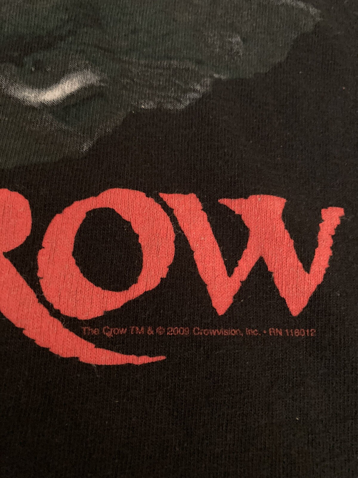 Vintage 2009 The Crow Movie T-Shirt Size Brandon … - image 5