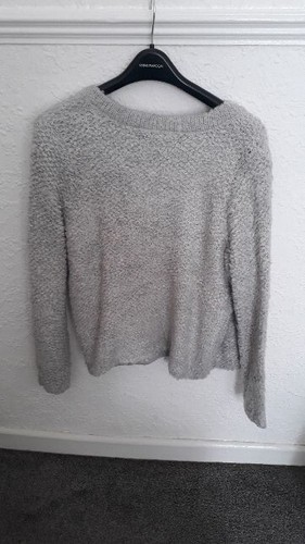 Nueva Chaqueta Bomber Damas Debenhams John Rocha Gris Texturizado Cremallera Talla 16 - Imagen 3 de 7