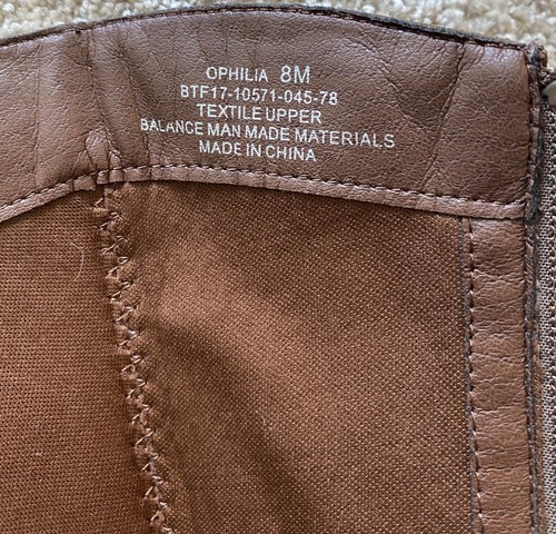 Baretraps Ophilia Brown Boots 8m EUC - Picture 3 of 4