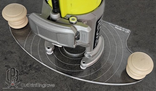 Griff Vierkant Trimmer Oberfräse Grundplatte für RYOBI ONE + 18V P601 PCL4424 - Bild 2 von 11