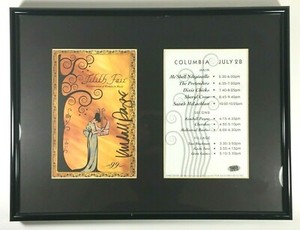 Vtg-Lilith-Fair-99-Lineup-Kendall-Payne-Autograph-Frame-Dixie-McLachlan-Crow