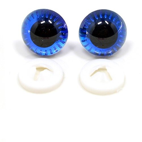 OWL EYES - MANY COLOURS - PLASTIC BACKS - Teddy Bear Making Soft Toy Animal - Picture 1 of 13