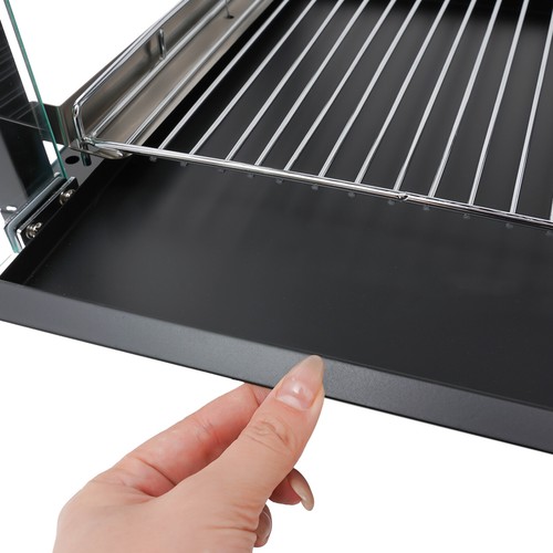Electric 3 Tiers Commercial Heat Food Pizza Warmer Display Case Service Cabinet - Picture 19 of 22