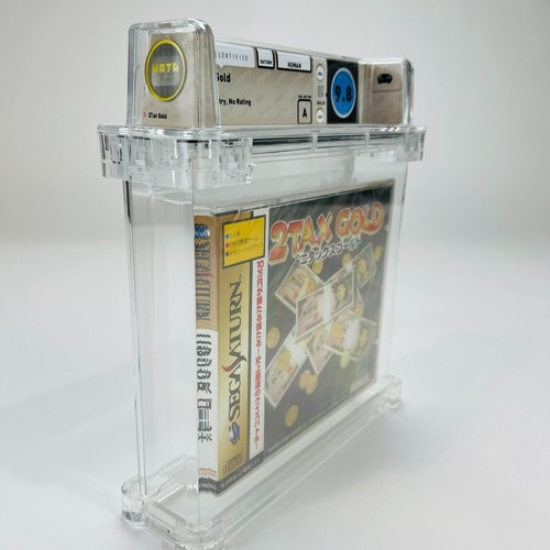 2TAX GOLD - Sega Saturn 1997 SS Japan Import US Seller Sealed NIB WATA 9.8 A - Picture 3 of 5